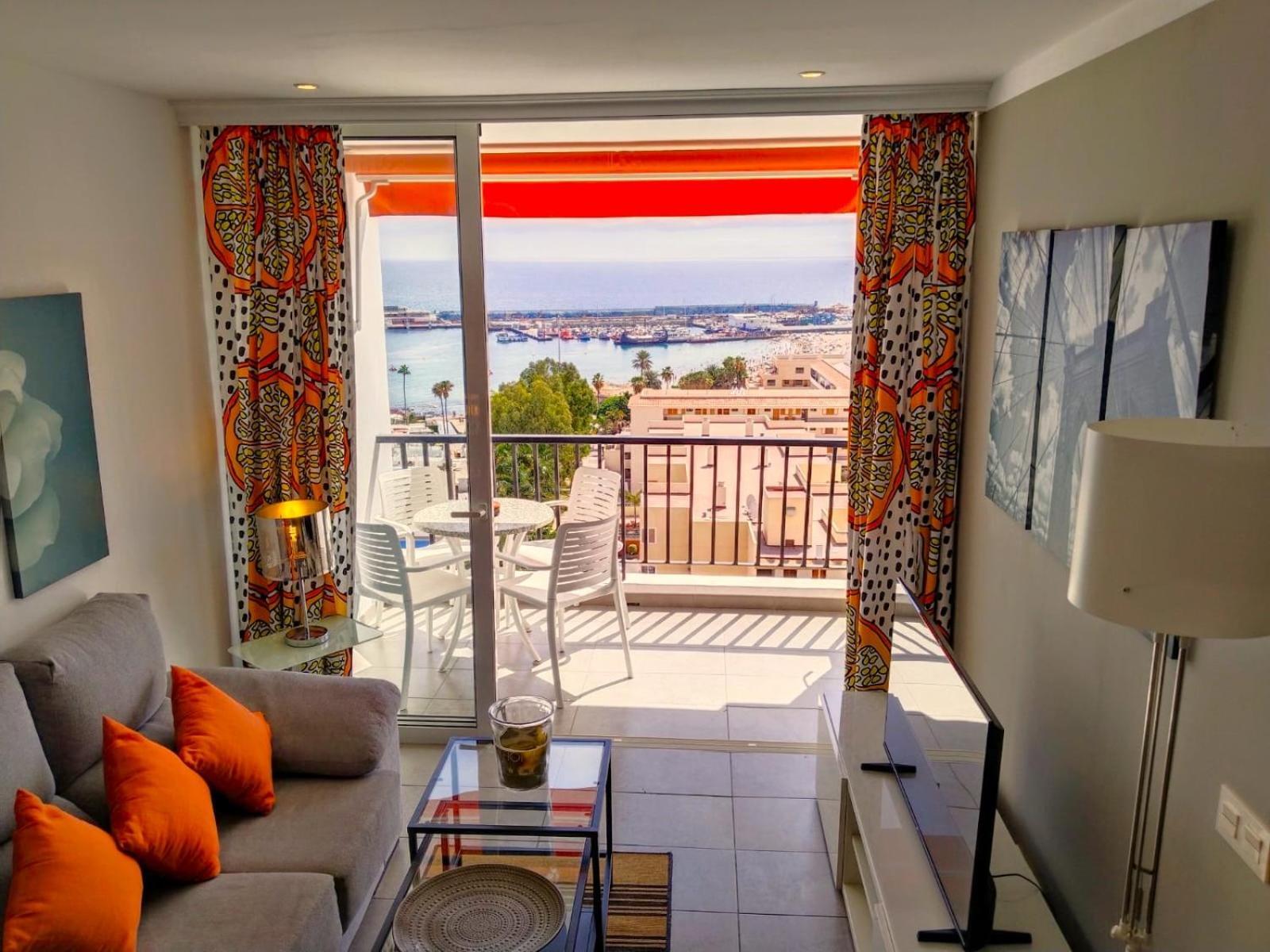 Los Cristianos Appartement Orange Trees Vue Mer Panoramique Exterior photo